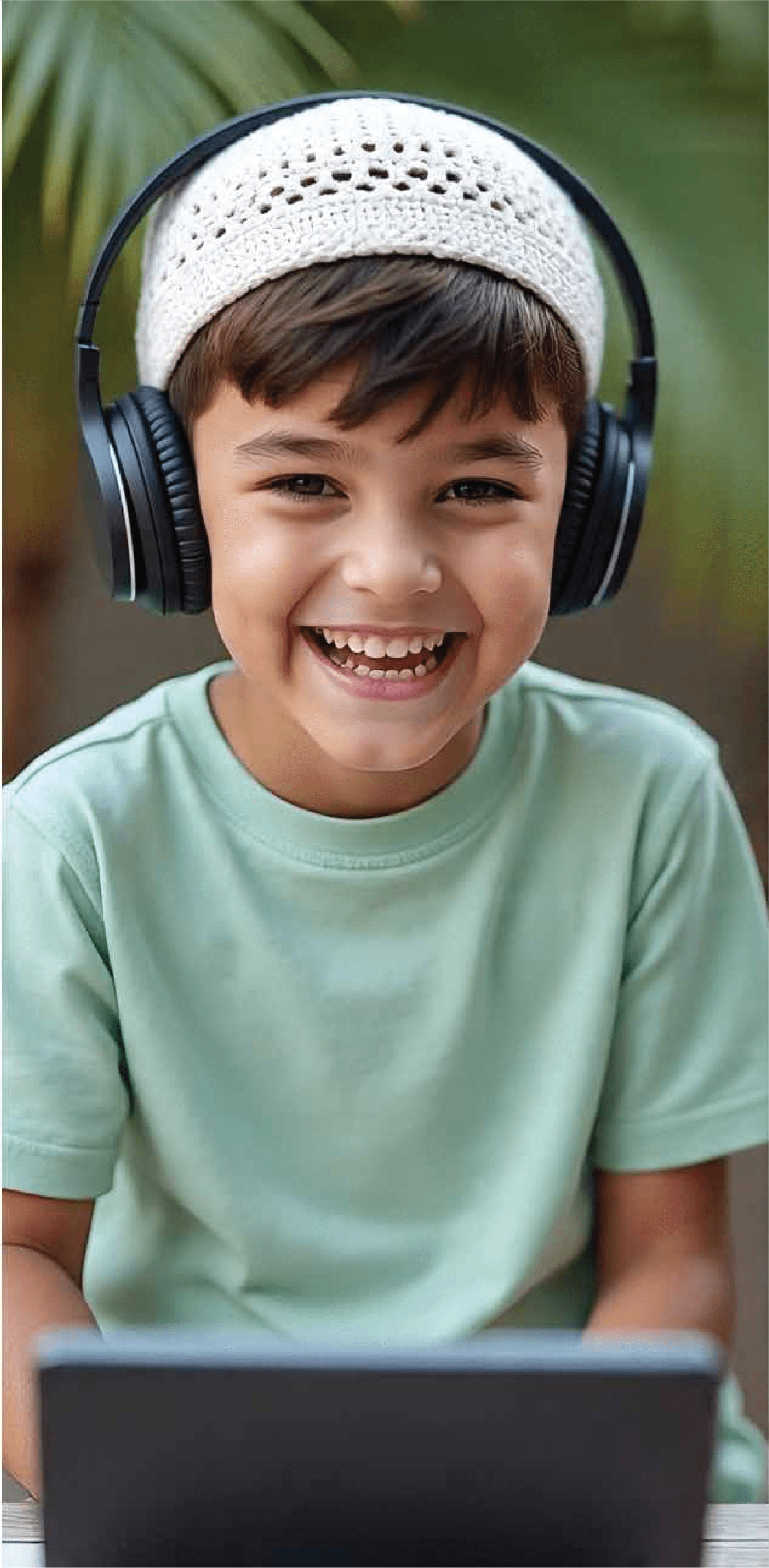 Student learning Quran